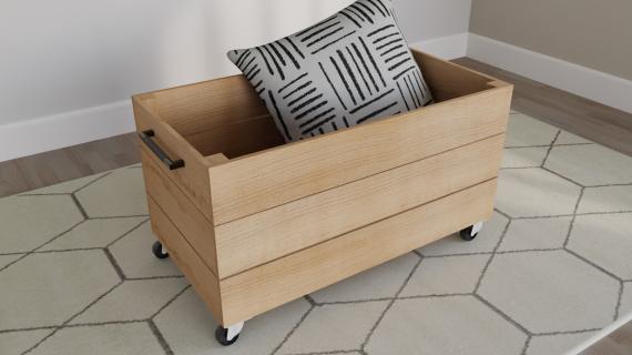 open top toy box plans easy to build