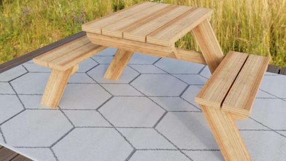 two person picnic table free plans