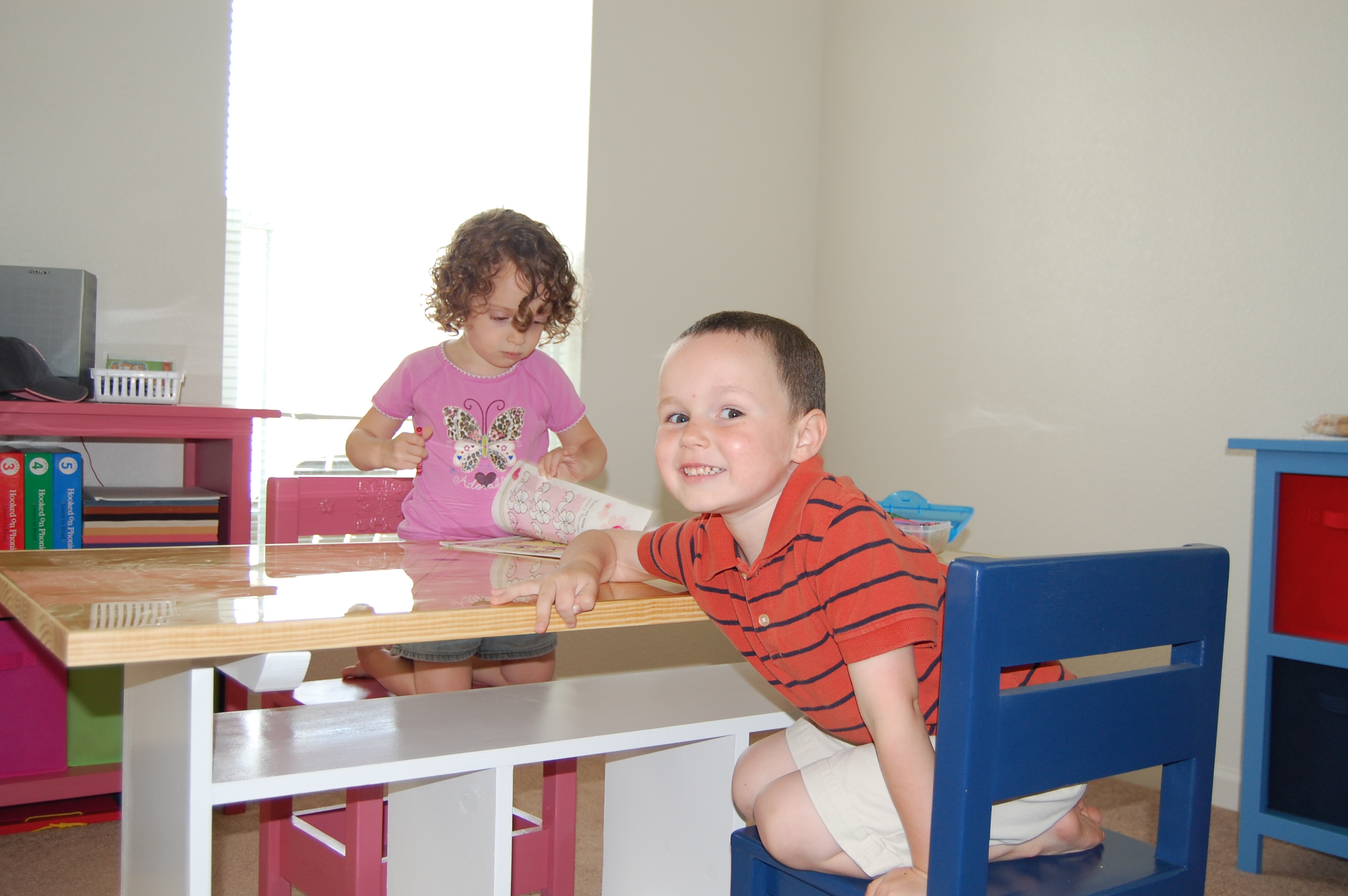 Children's Homeschool-Craft-Play Area in our Living Room - 3 of Ana's ...