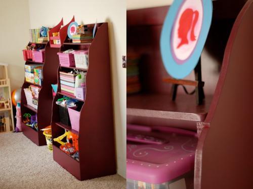 kids bookshelves different depths