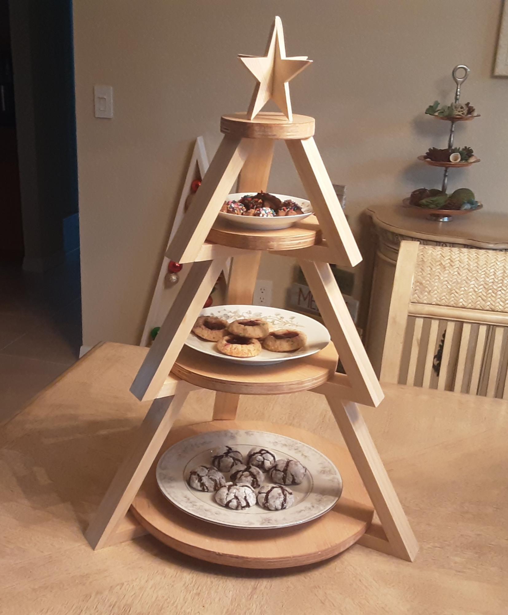 Christmas 3 tier Cookie Stand Ana White