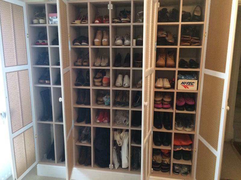 A Closet Update: Hacking Shelves for Boot & Shoe Storage