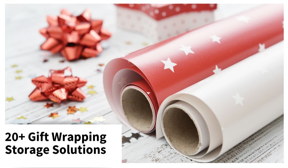 7 Genius Christmas Wrap Storage Ideas - Spaceships and Laser Beams