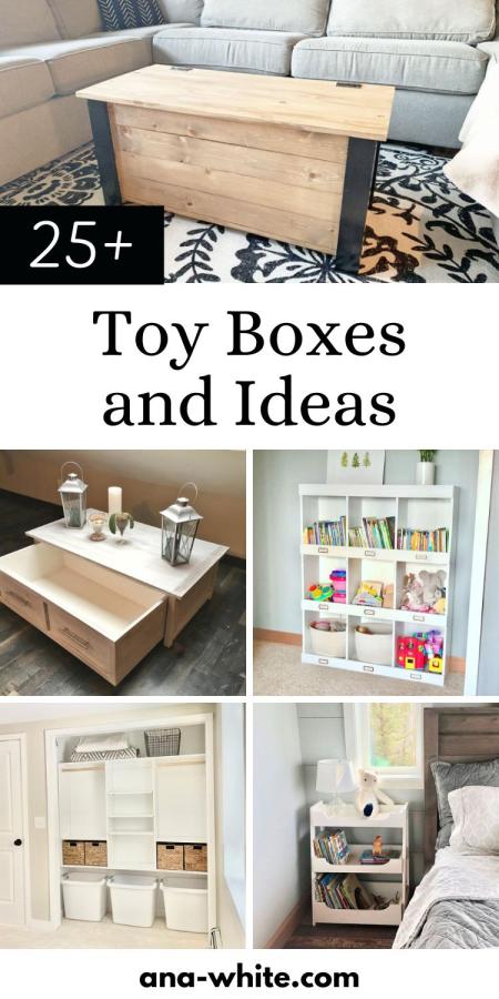 25+Toy Boxes and Ideas