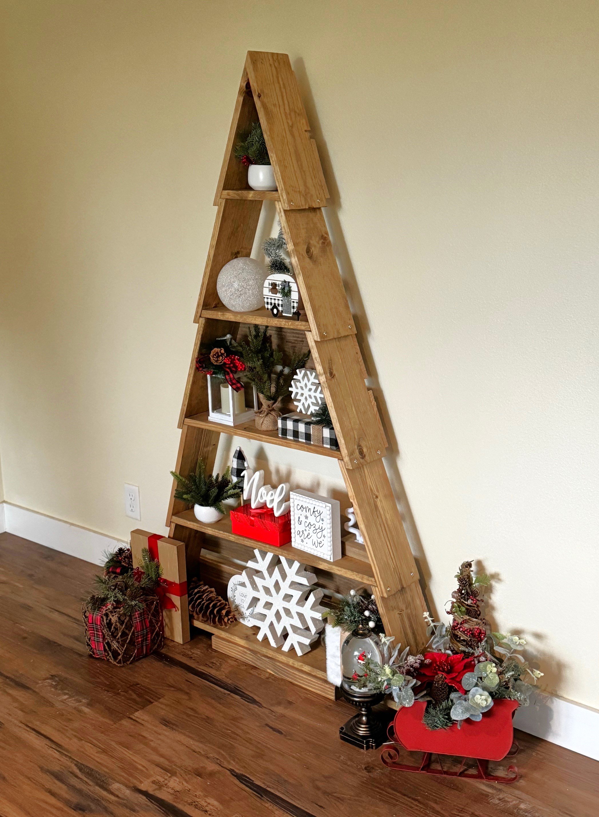 christmas tree shelf 