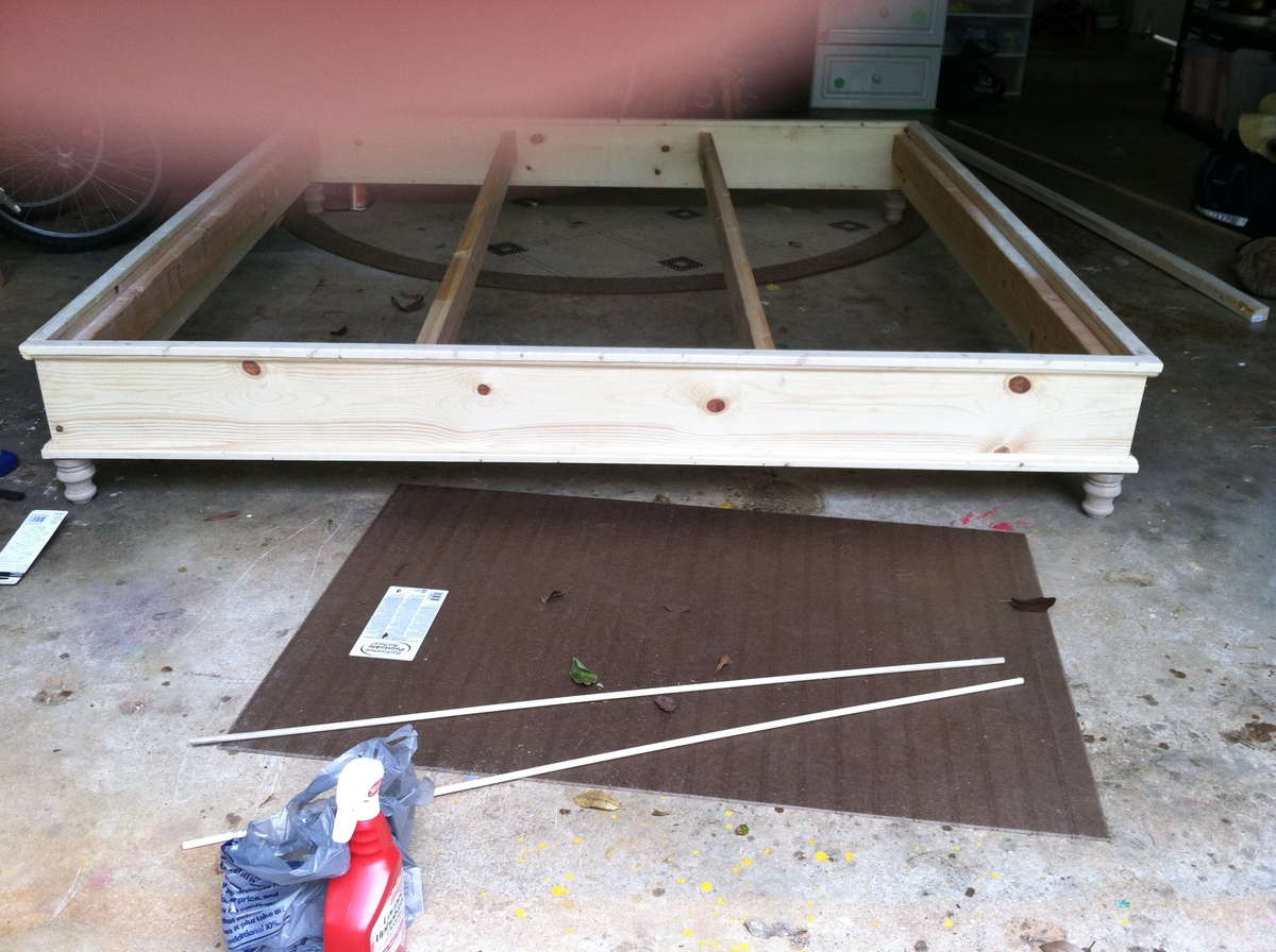 Woodwork King Size Bed Frame Plans Platform PDF Plans