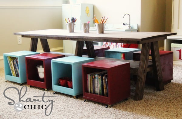 trestle play table 
