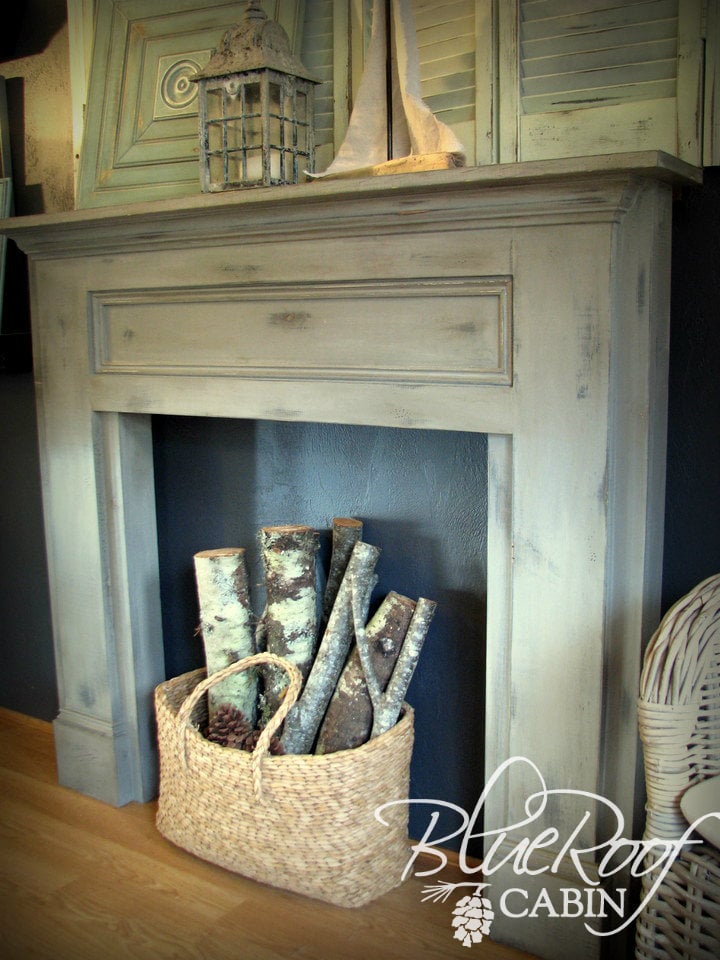 Mimi S Faux Mantle Ana White, How To Build A Fake Fireplace Mantel