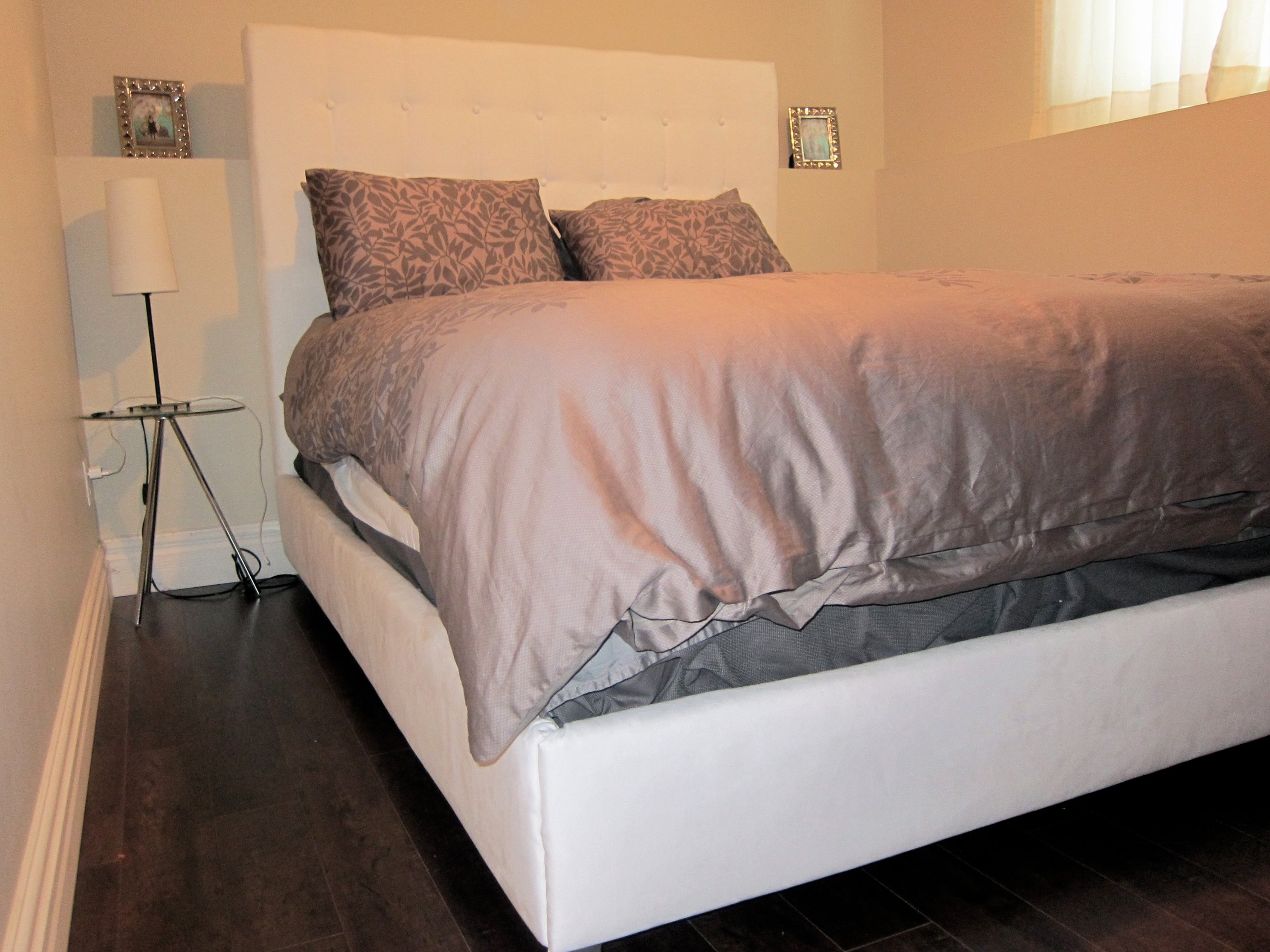 Diy Upholstered Bed Ana White, How To Build A King Size Upholstered Headboard