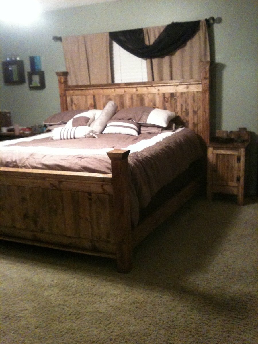  King  size  Farmhouse  bed  Ana White