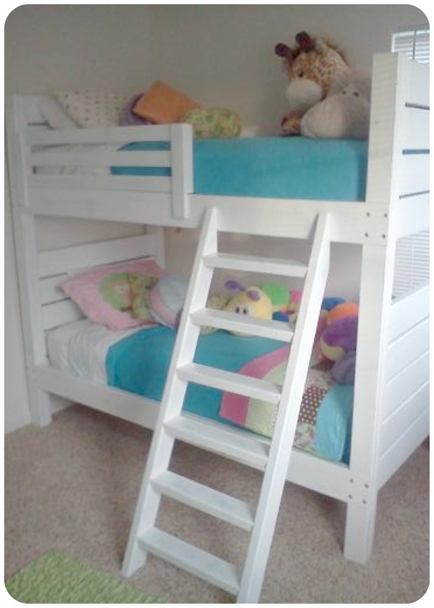 Side Street Bunk Beds - Modified Ladder Ana White