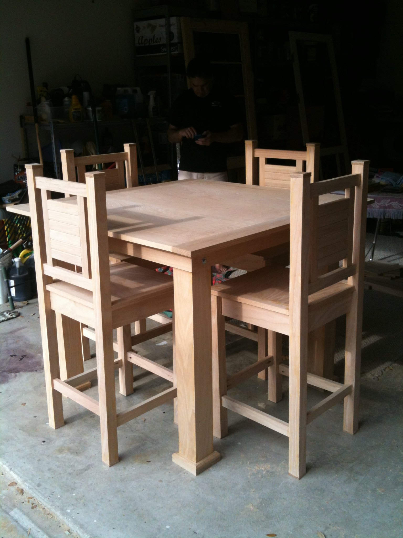 my first table and chairs