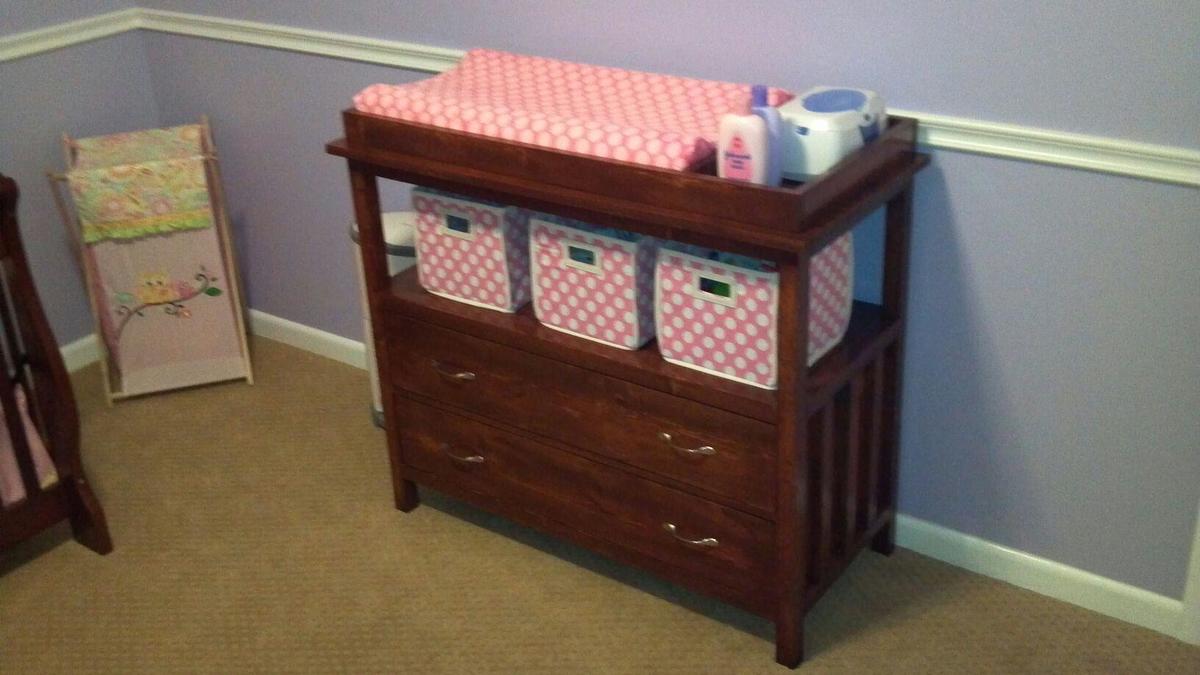 small dresser changing table