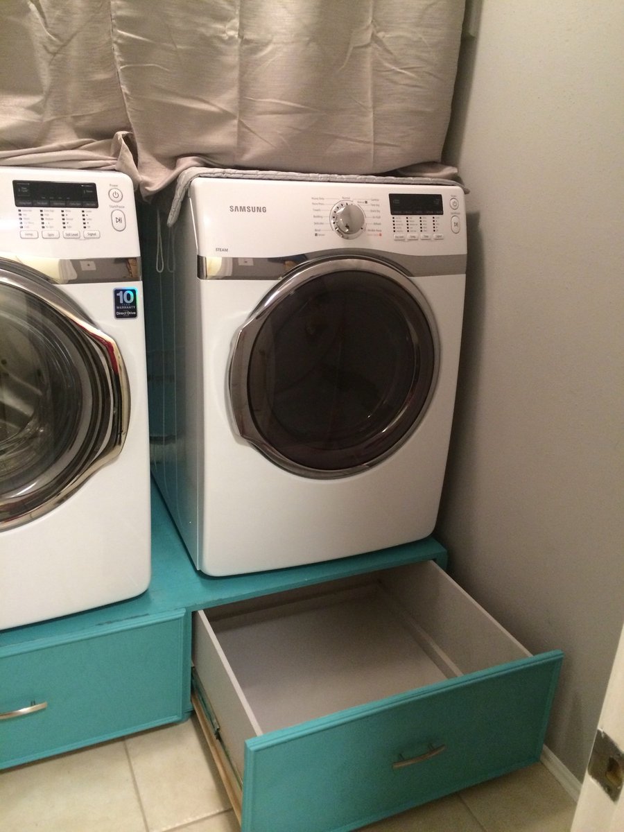 Ana White | Washer & Dryer Pedestal Adaptation - DIY Projects