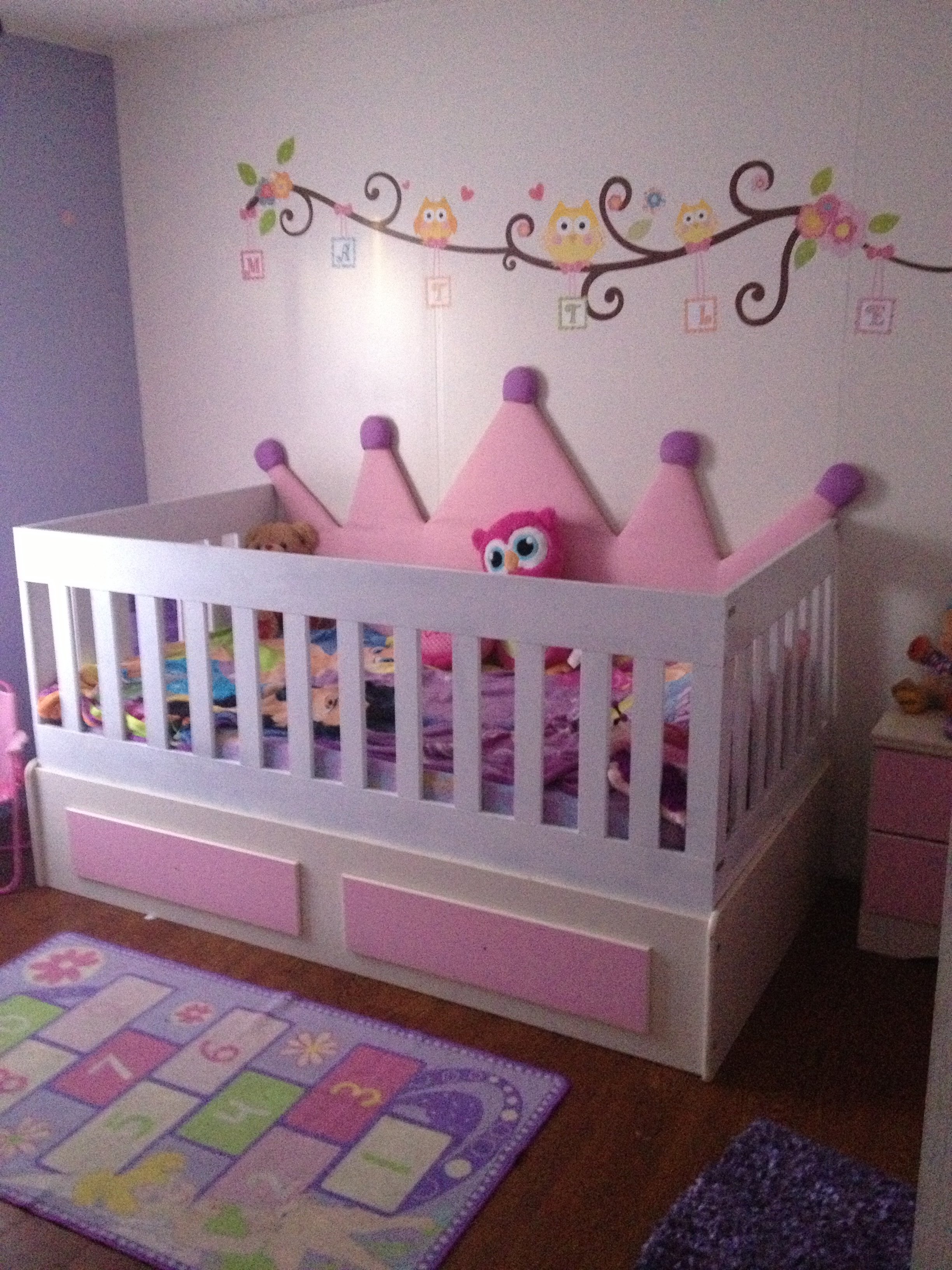 Converted A Ashley Twin Size Bed Into, How To Turn My Crib Into A Twin Bed