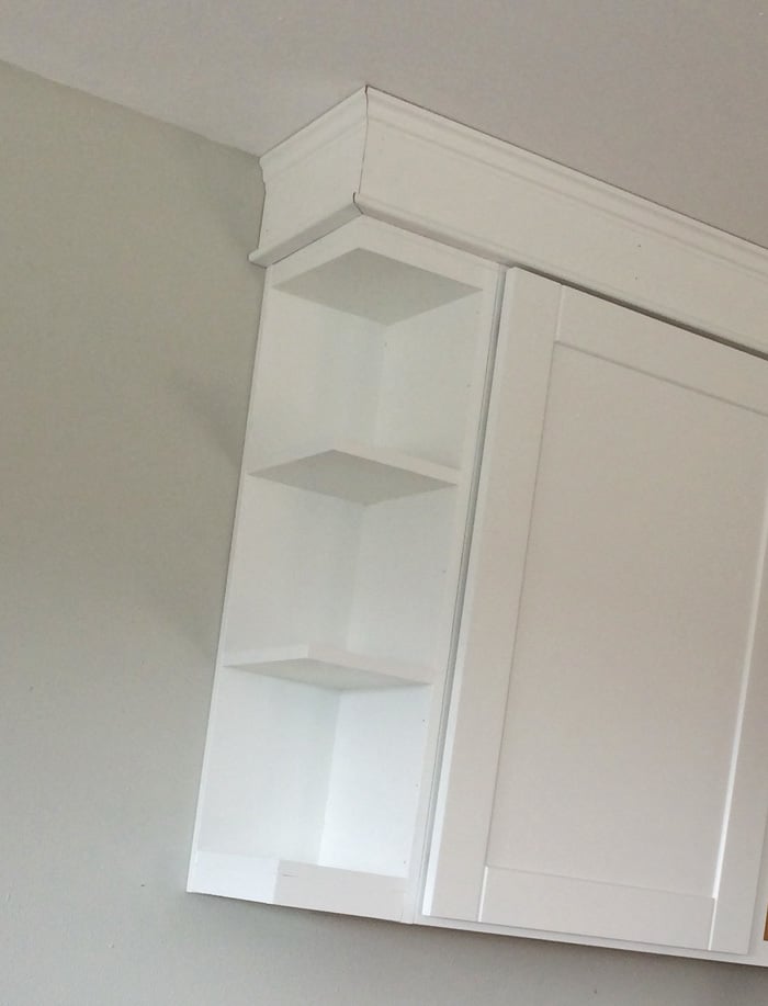 Open Shelf End Wall Cabinet Ana White, How To Build Shelves Cabinet