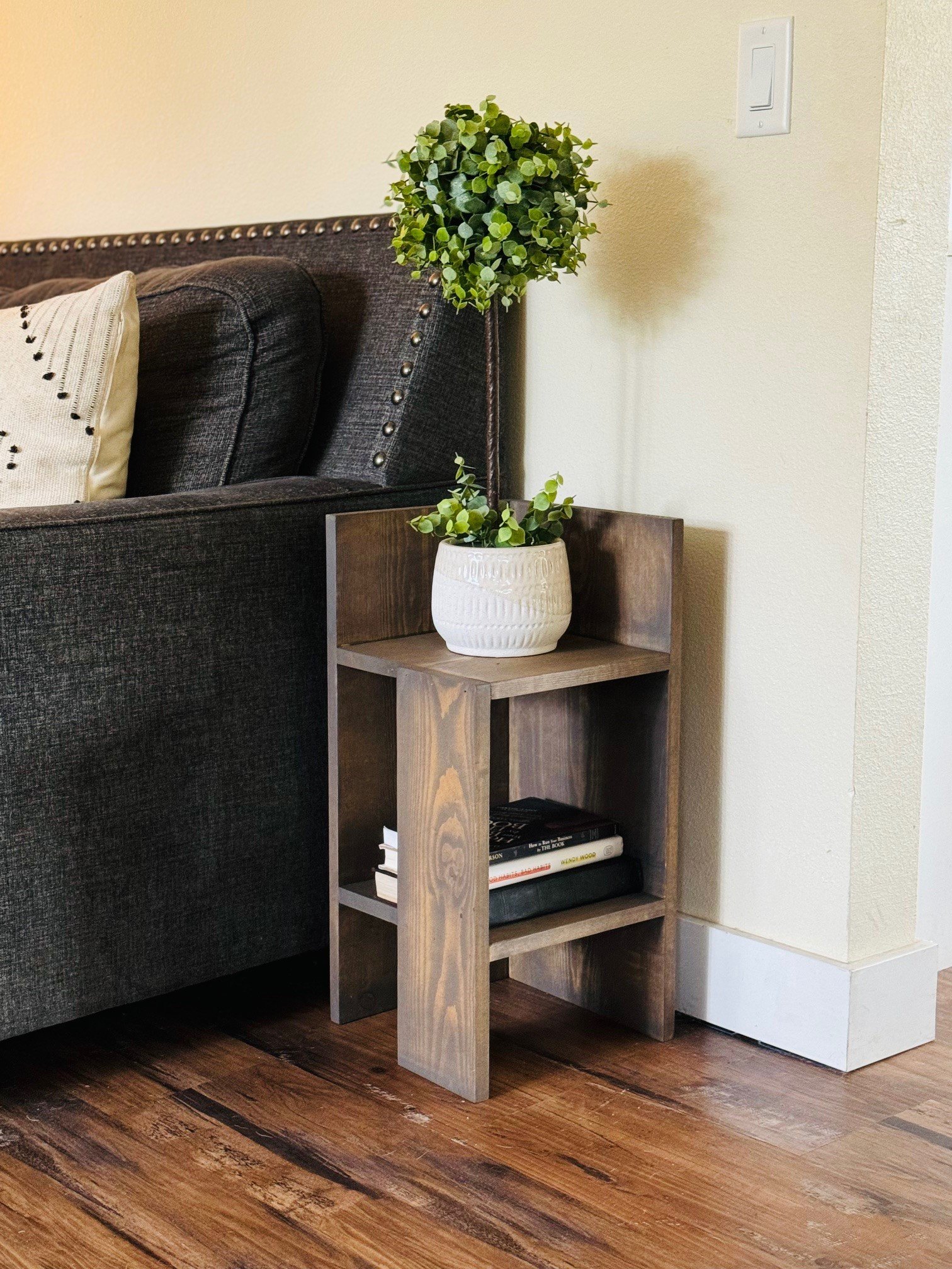 modern wood side table plans