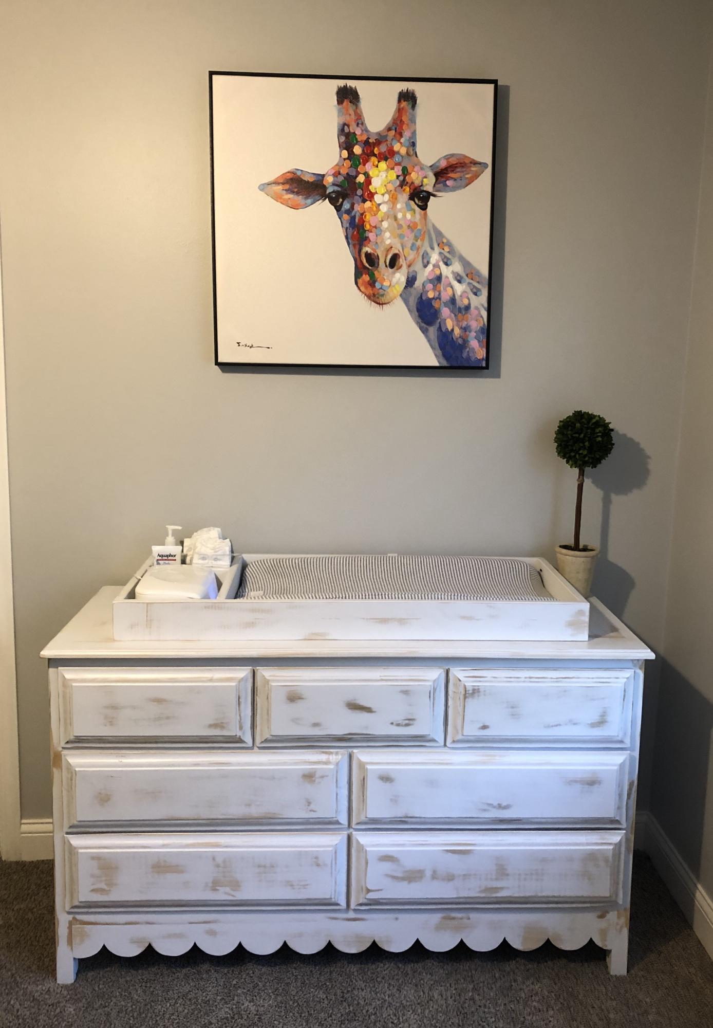 removable changing table top