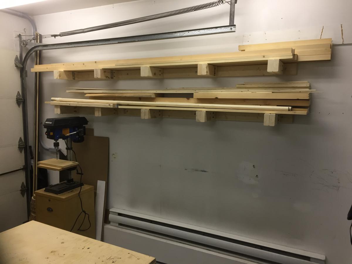 EASIEST DIY Lumber Rack -- Made from Basic 2x4s!