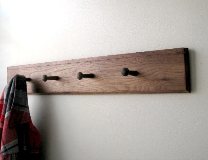 Shaker Peg Board with No Saw Cuts Required