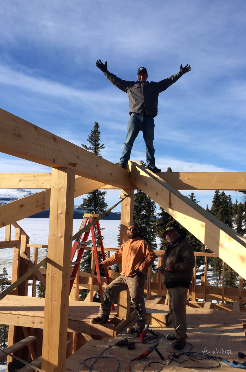 Behind The Scenes Of Our Alaska Lake Cabin Build Ana White