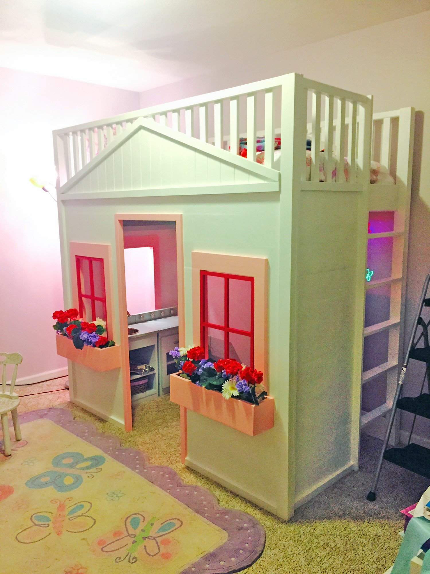 Cottage Playhouse Loft Bed Ana White