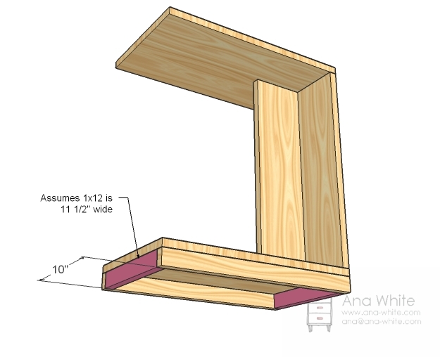 Rolling C End Table Or Sofa Ana, Sofa C Table Plans