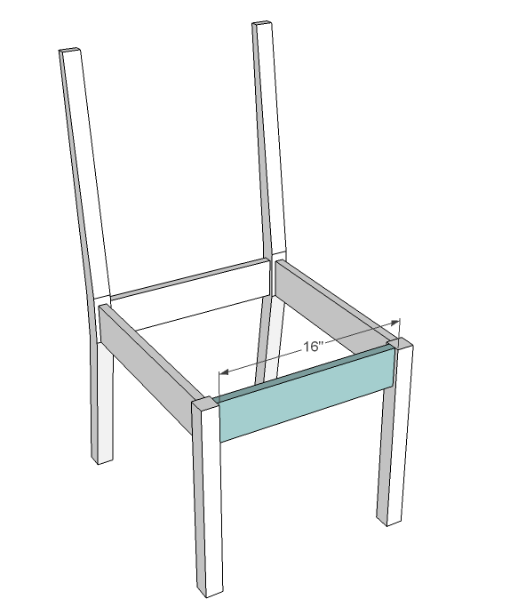 Толщина ножек стола. Simple Chair.