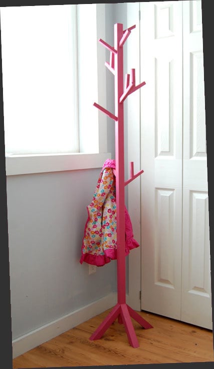 A Coat Tree For Under 10 Ana White, How To Make A Wood Coat Tree