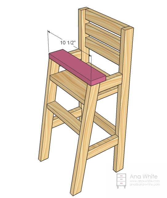 wooden toy high chair