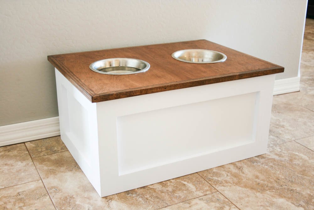 10 Ridiculously Easy DIY Pet Food Stand Projects, Pet Food Stand Projects, Pet  Food Stand, DIY Pet Stand, Easy …