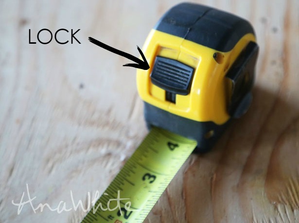 How to Use a Tape Measure | Ana White Woodworking Projects