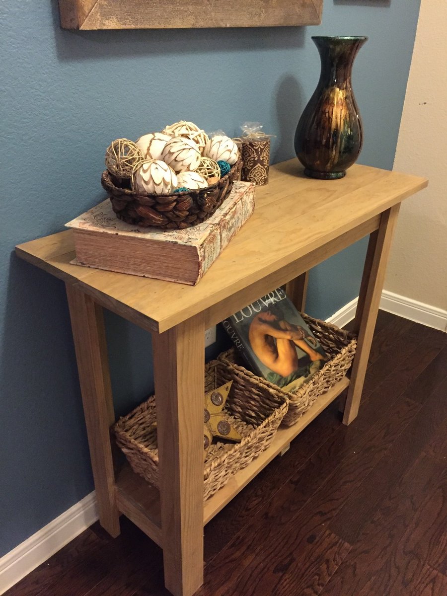 Simple Console Table for the Entry Ana White