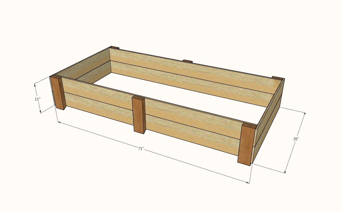 Cedar Raised Garden Bed Dimensions