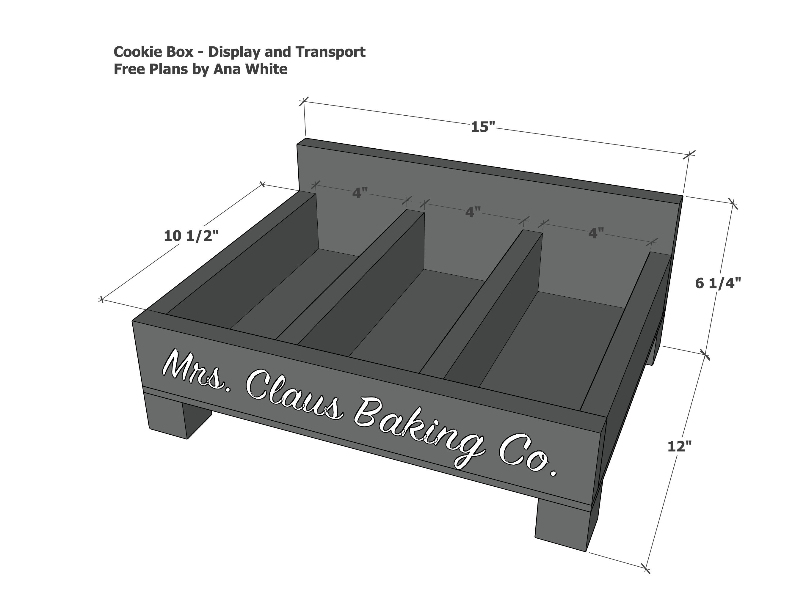 christmas cookie box plans