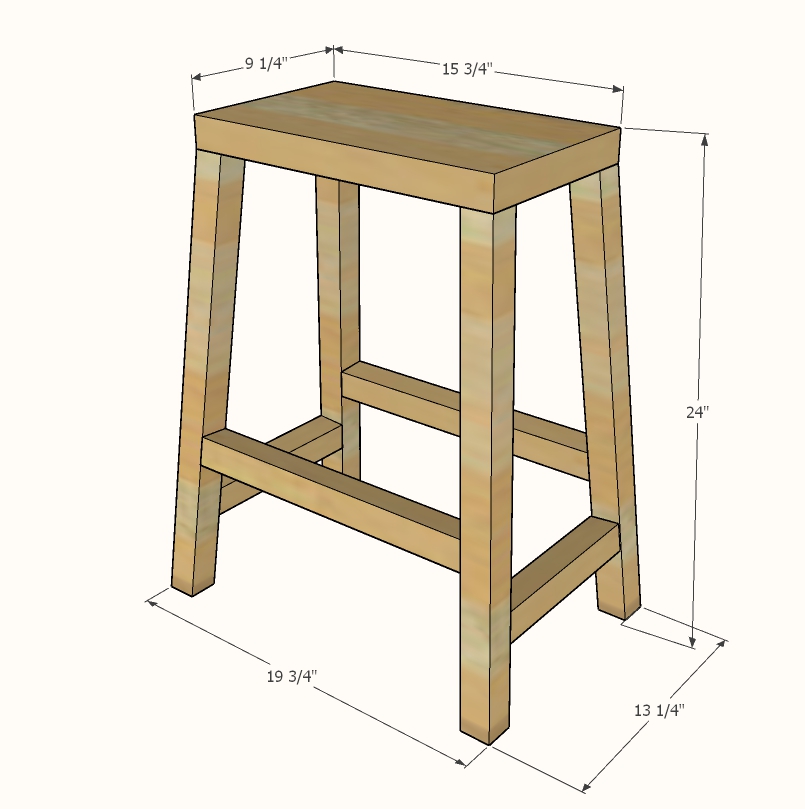 farmhouse counter height stool dimensions