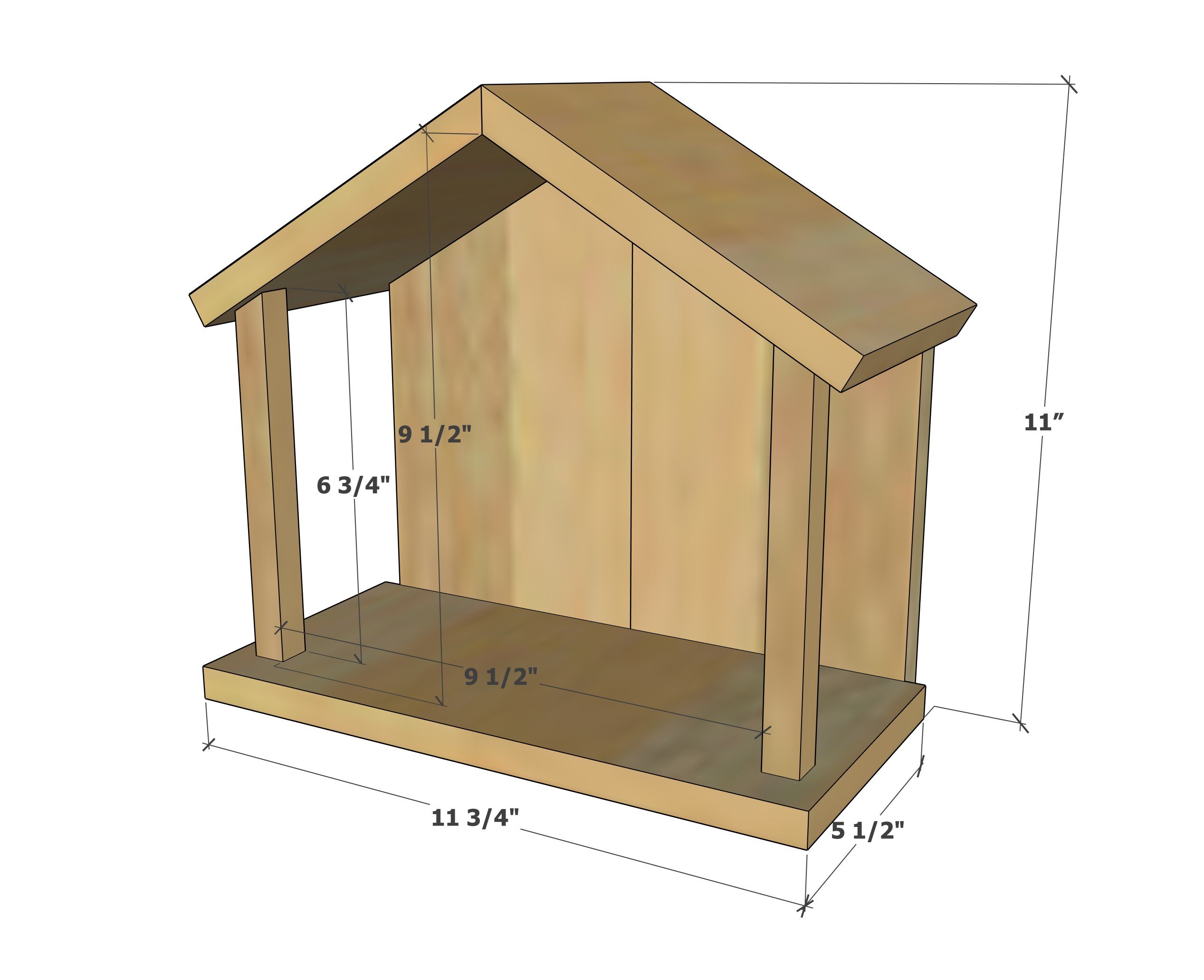 nativity stable dimensions