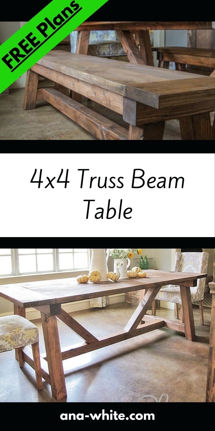 4x4 Truss Beam Table