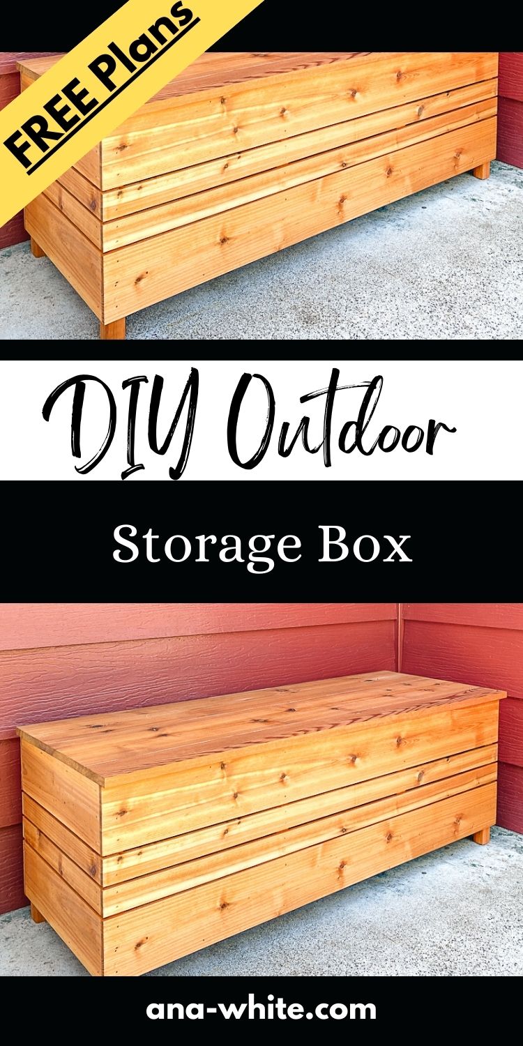 DIY Outdoor Storage Box