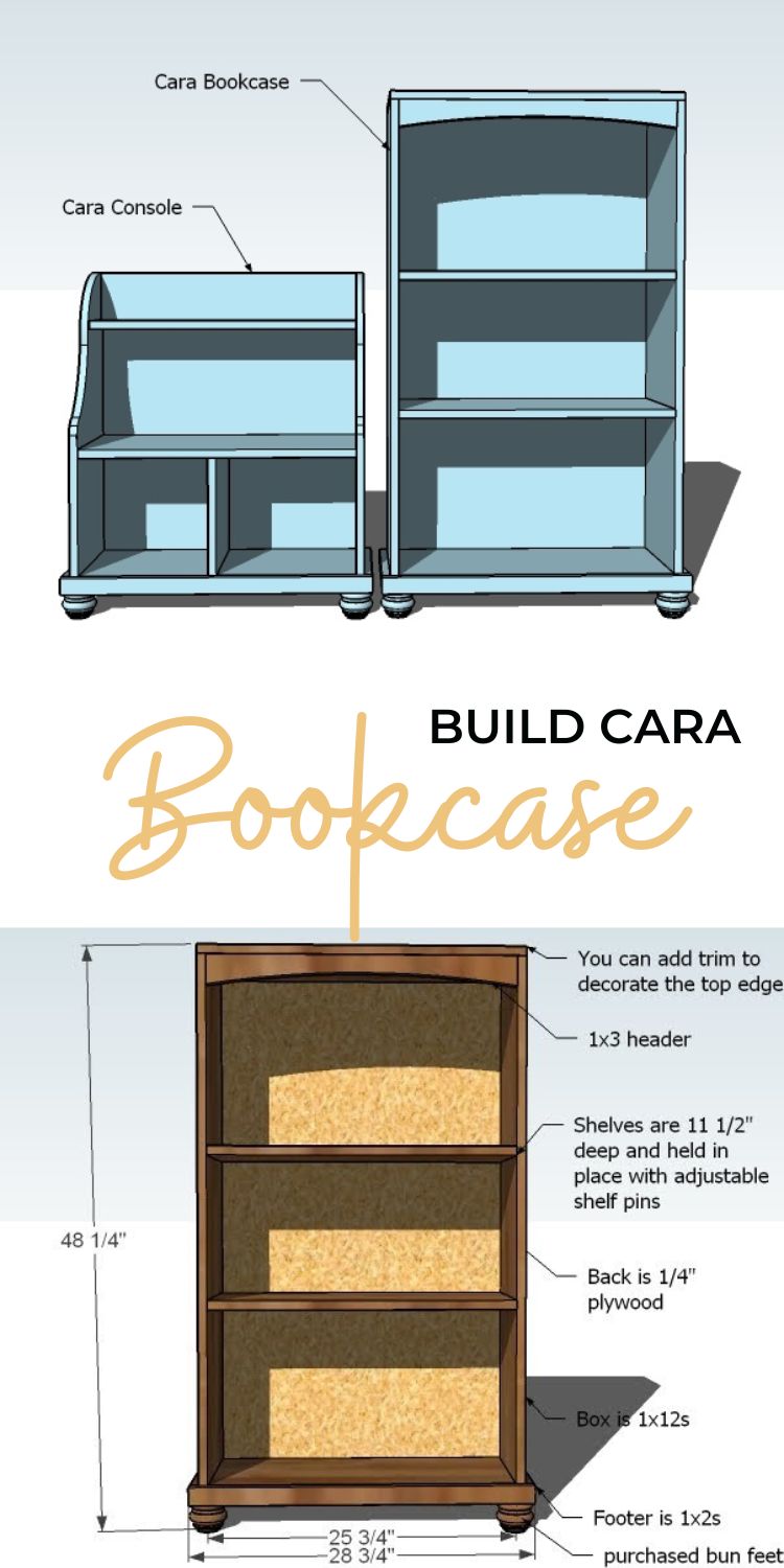 Cara Bookcase to Match the Console