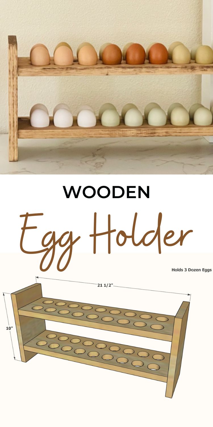 Wooden Egg Holder - Harvest Lane Honey