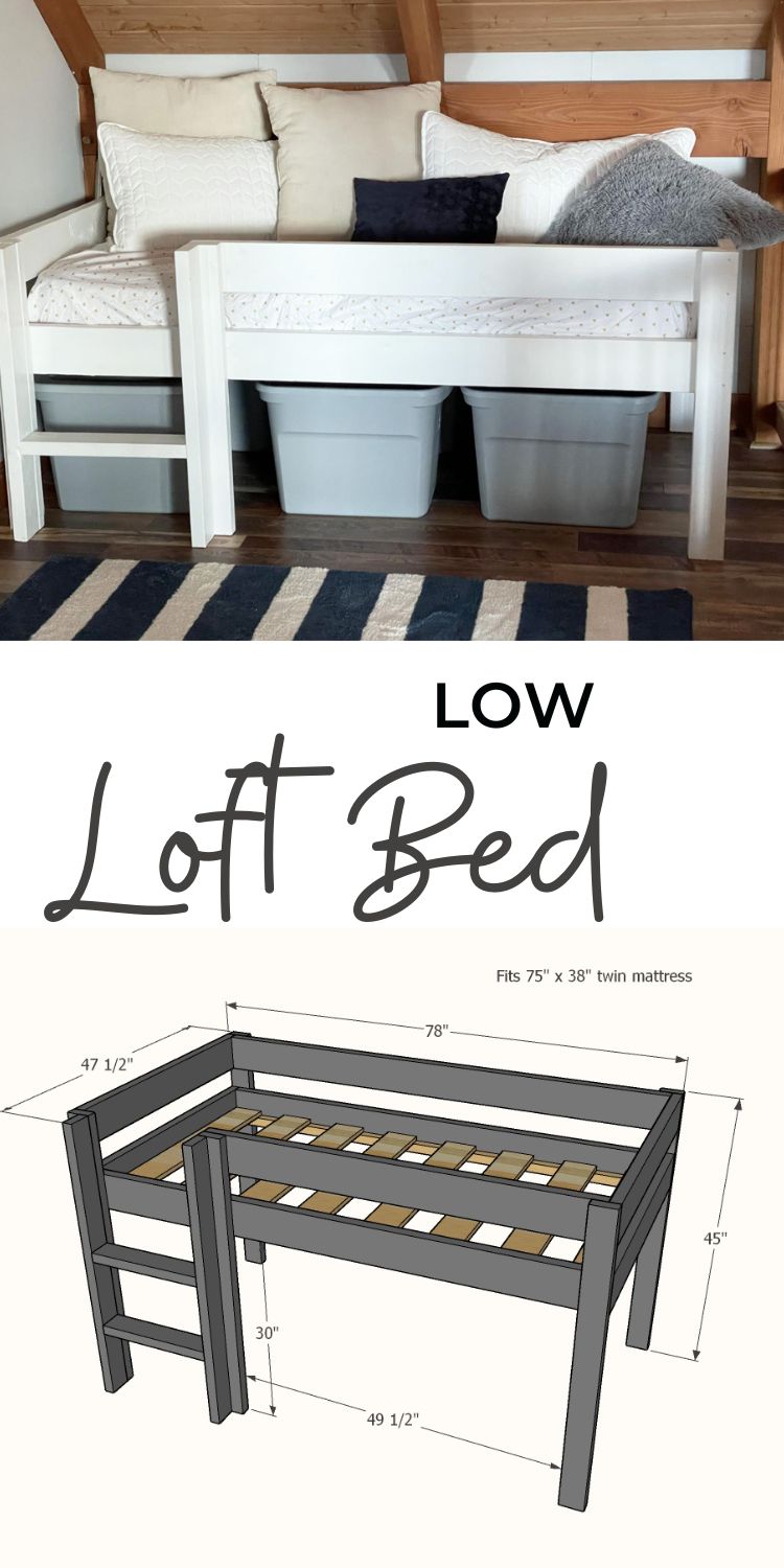 Essential Low Loft Bed
