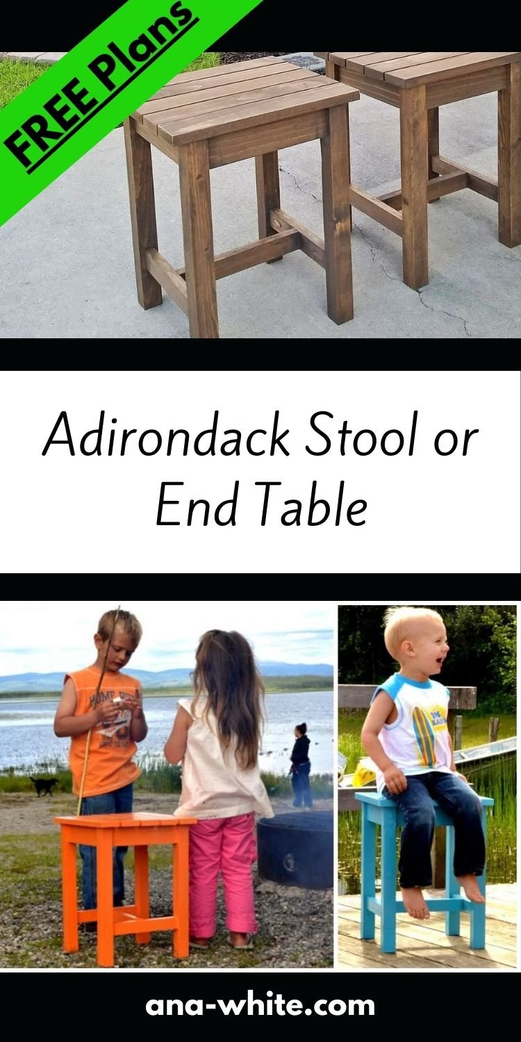 Adirondack Stool or End Table
