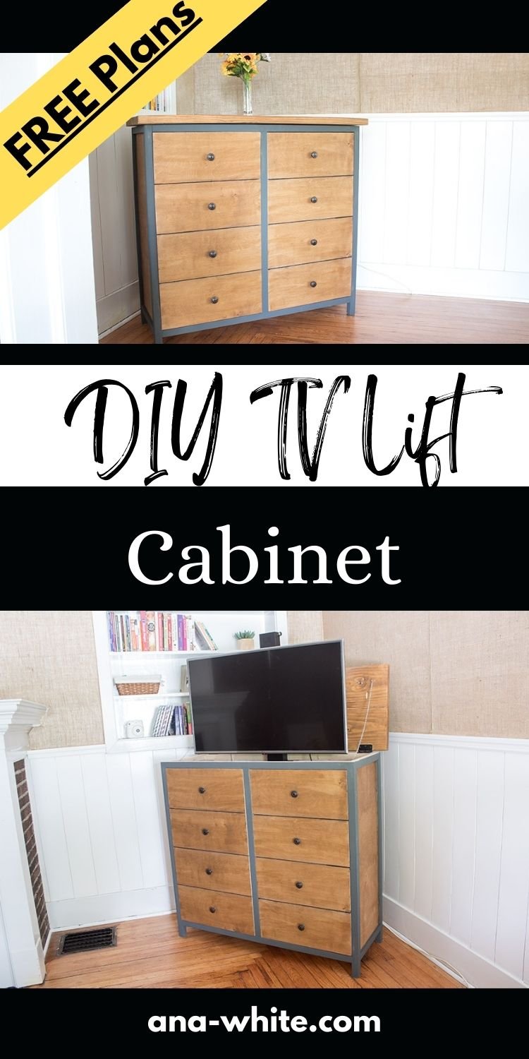 DIY TV Lift Cabinet