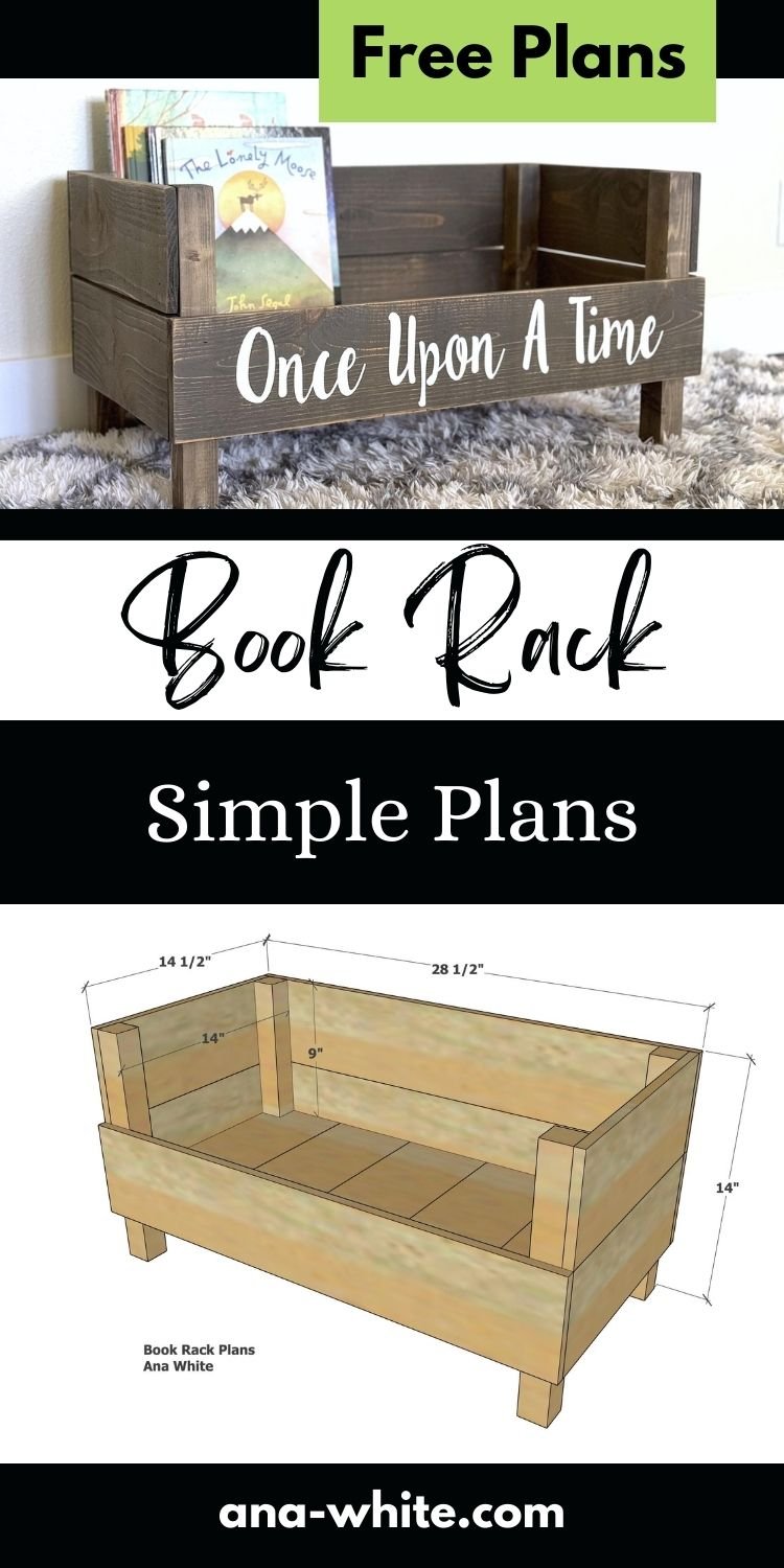 Simple Book Rack Plans