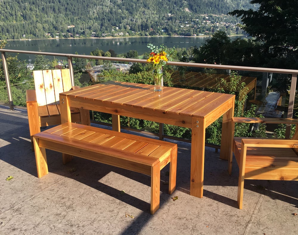 outdoor dining table simple outdoor diy dining table
