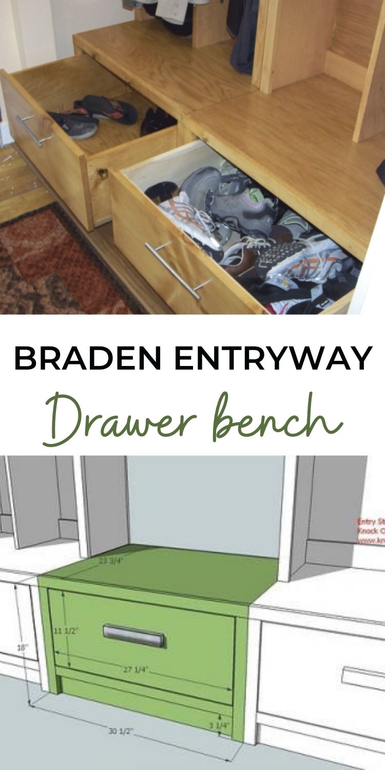 Braden Entryway Drawer Bench