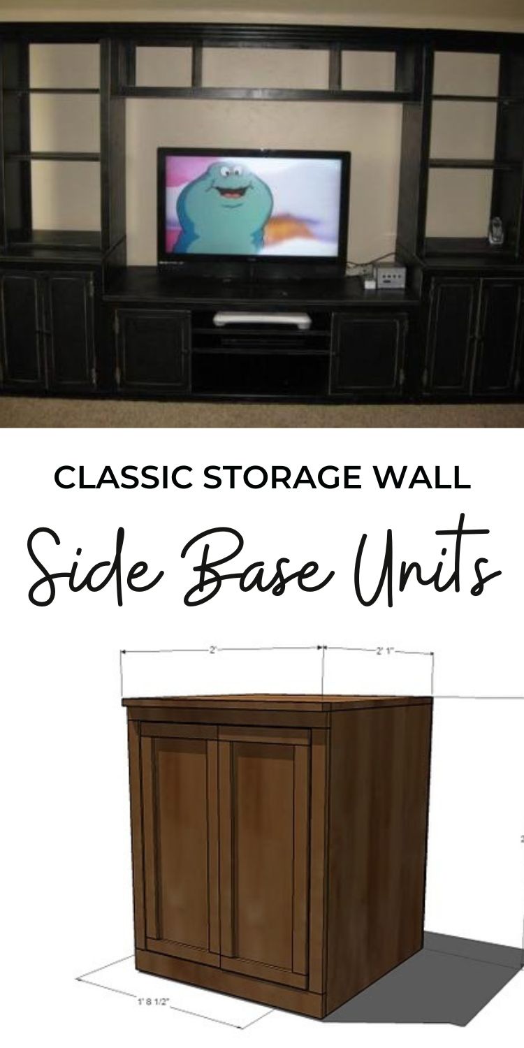 Classic Storage Wall Side Base Units