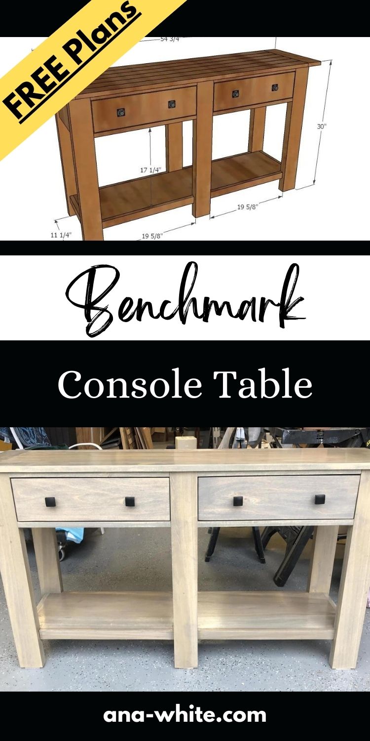 Benchwright Console Table
