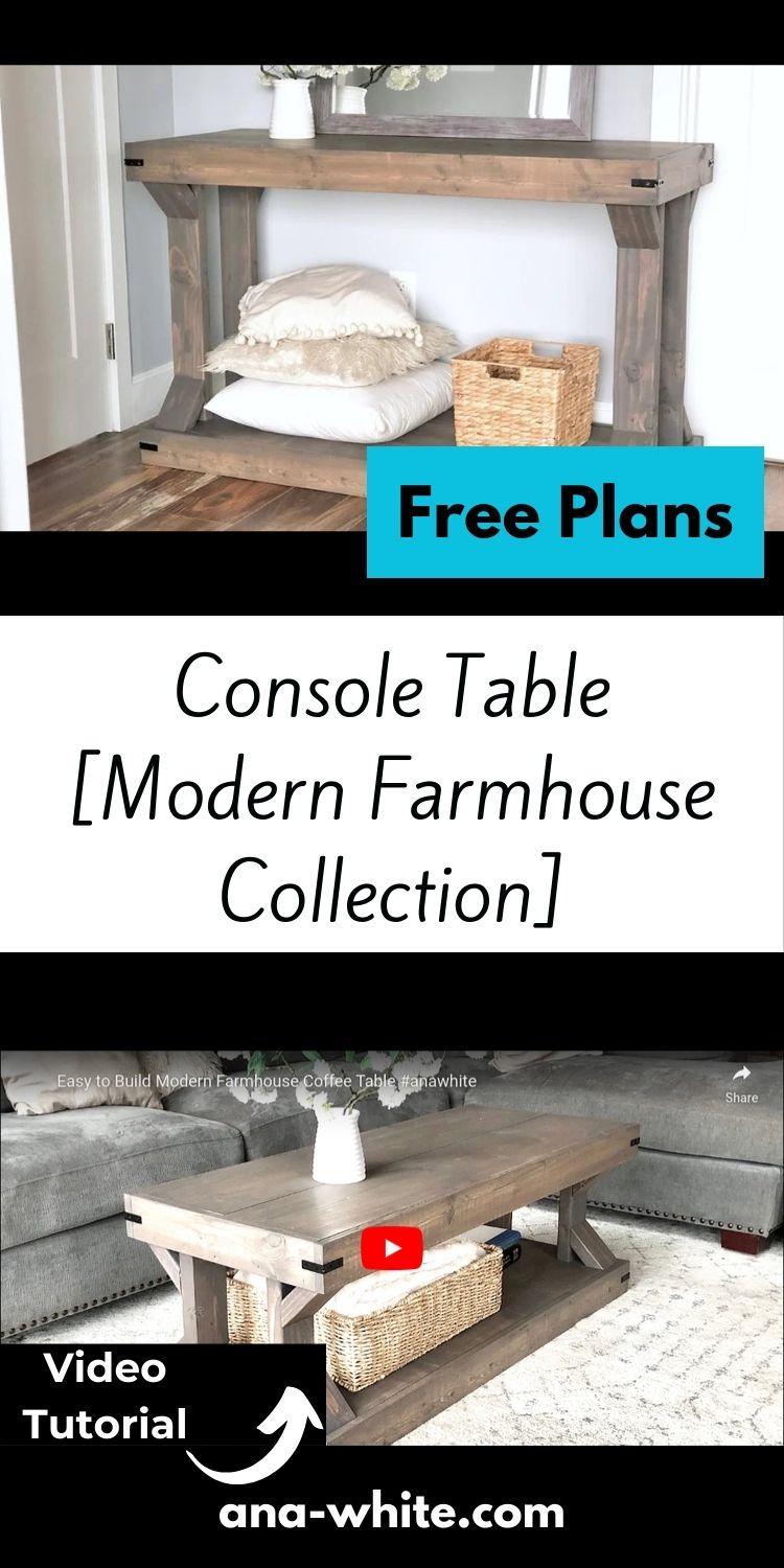 Console Table [Modern Farmhouse Collection]